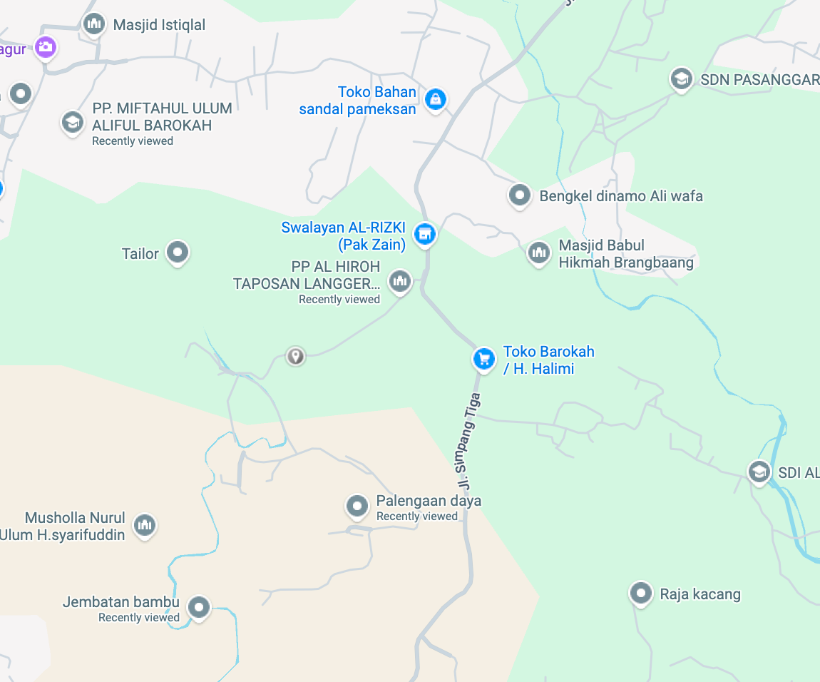 Lokasi SMA Raudlatul Jannah